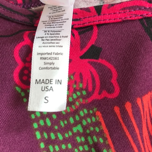 NEW LuLaRoe Perfect T sz S - Picture 5 of 6